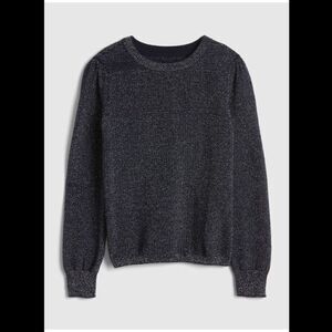 New GAP KIDS Navy Metallic Sparkle Sweater xxl